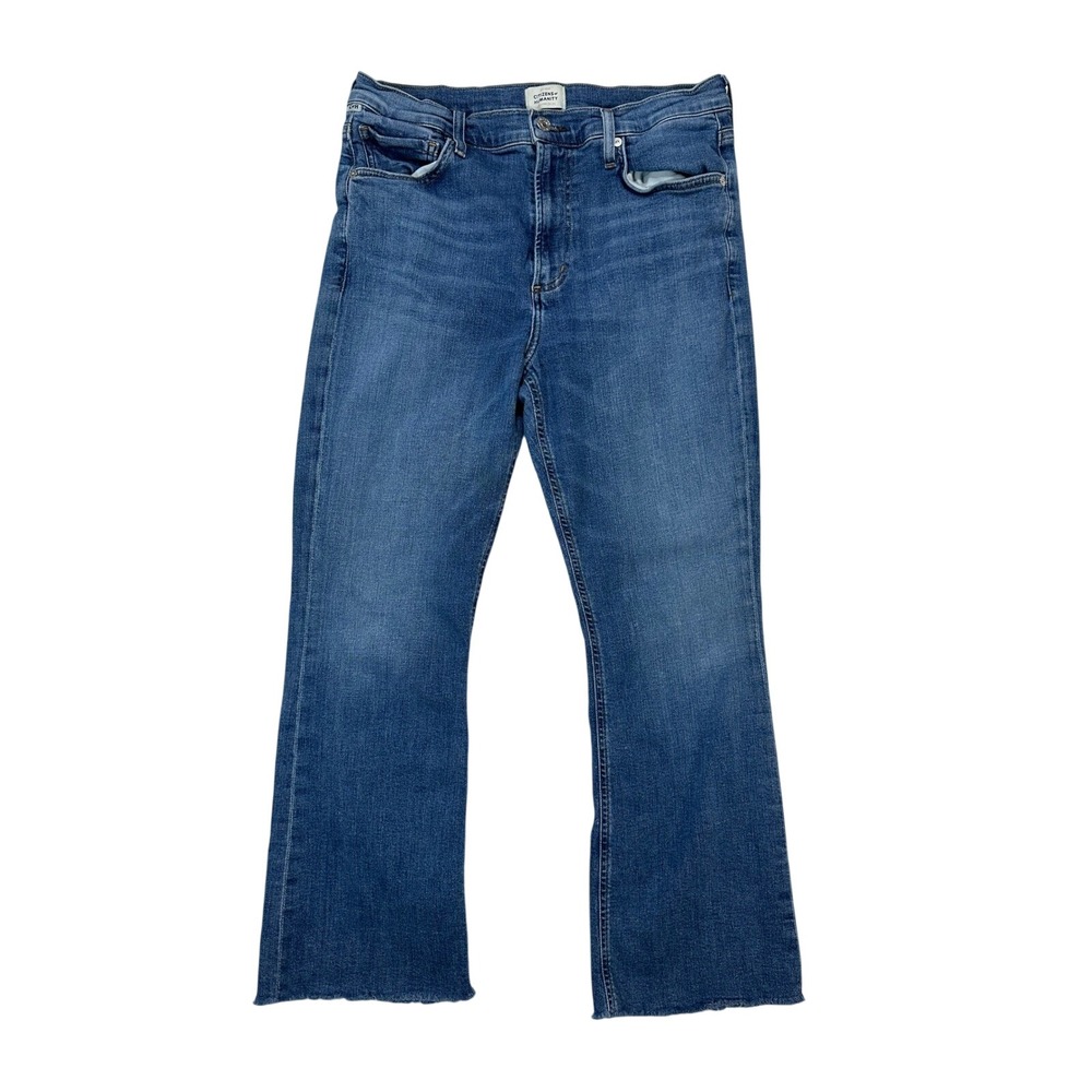 Citizens of Humanity Women's Isola Flare Crop Jeans Denim Size 29